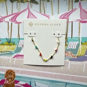 Kendra Scott Gold and Multicolor Heart Bracelet